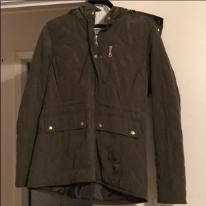 Old navy green quilted jacket